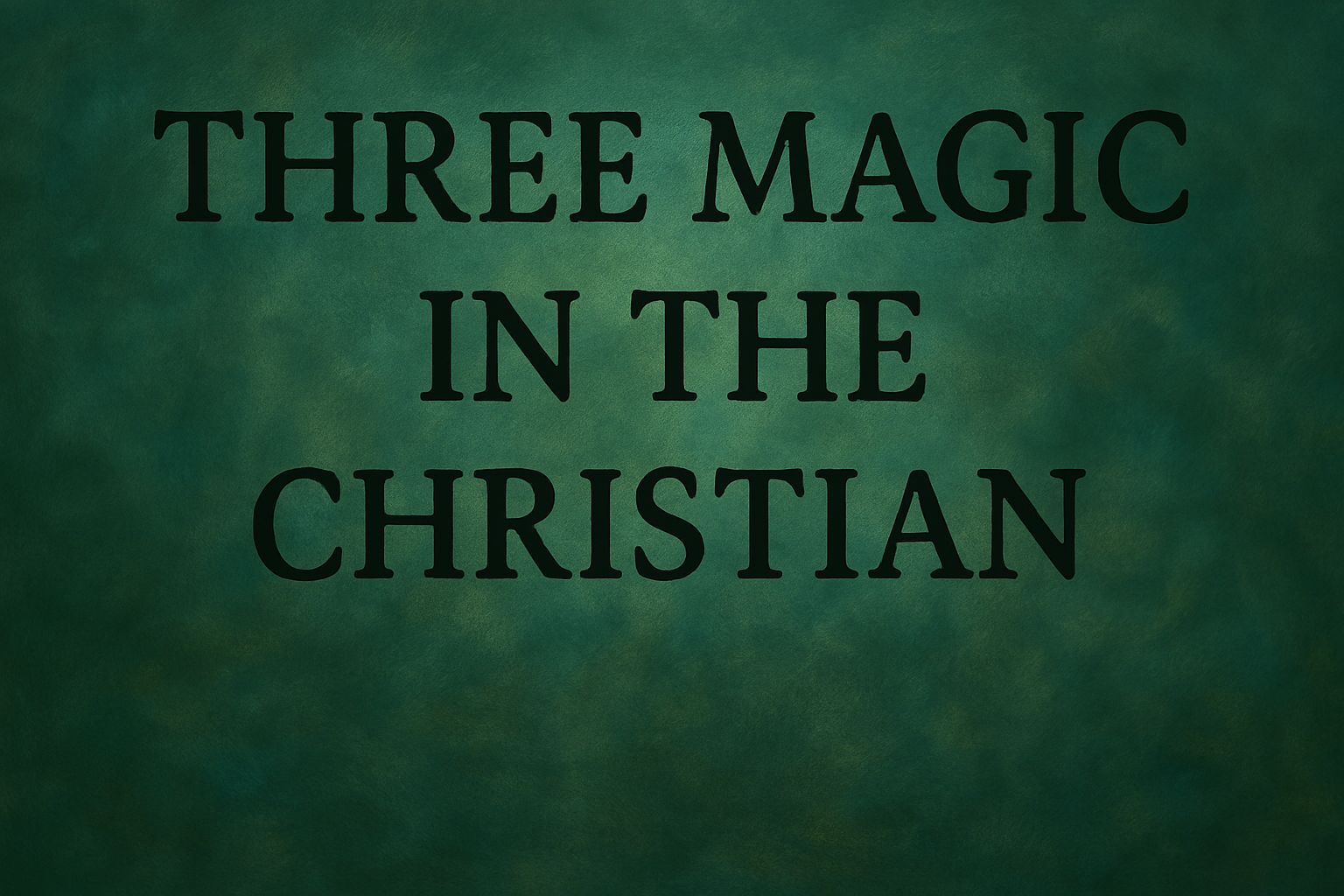 3 magic